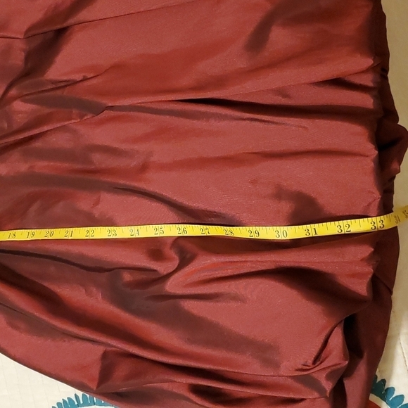 NWT David's Bridal Strapless Berry Cocktail dress size 8 - Picture 13 of 14